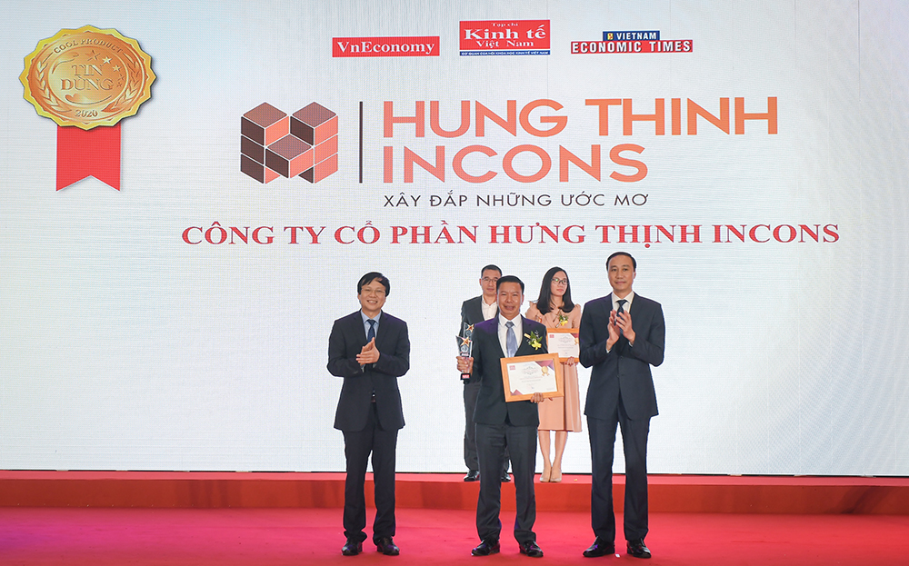 Hưng Thịnh Incons được vinh danh Doanh nghiệp xây dựng uy tín năm 2020