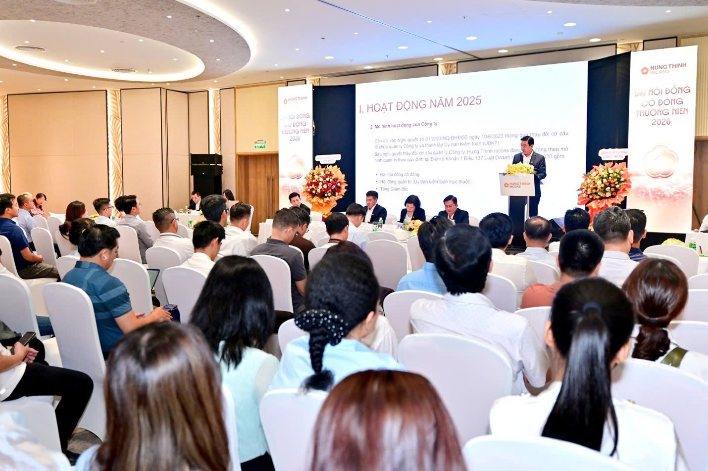 ĐHĐCĐ thường niên Hưng Thịnh Incons 2026: Thông qua kế hoạch tăng vốn, mở rộng định hướng phát triển