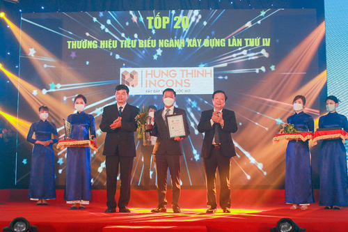 Hưng Thịnh Incons lần thứ 2 đón nhận giải thưởng “Thương hiệu Xây dựng Quốc gia”