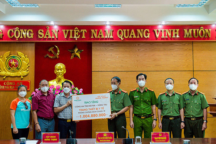 Tập đoàn Hưng Thịnh tiếp tục chung sức cùng các tỉnh, thành trong cuộc chiến chống Covid-19